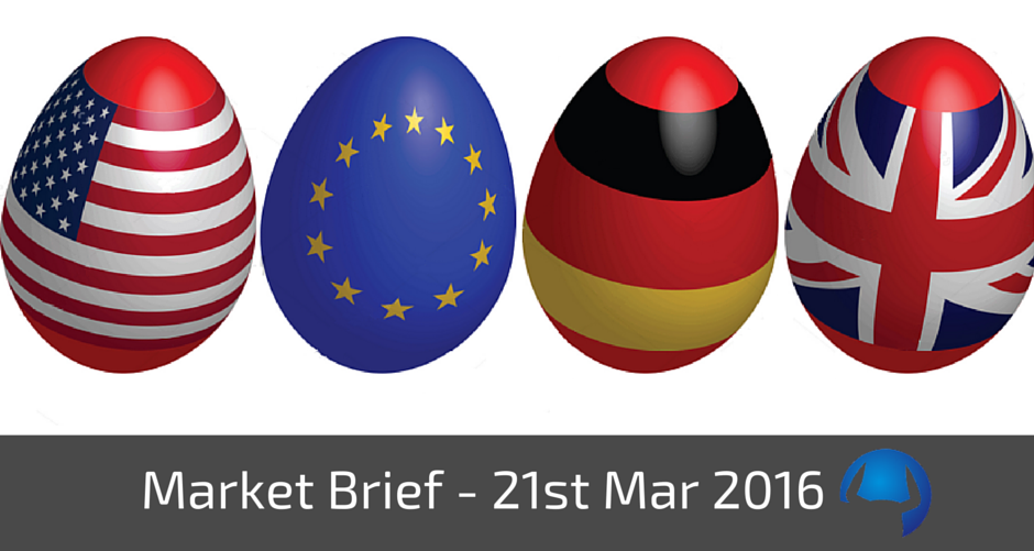 Read more about the article Market Brief – Monday 21st Mar 2016