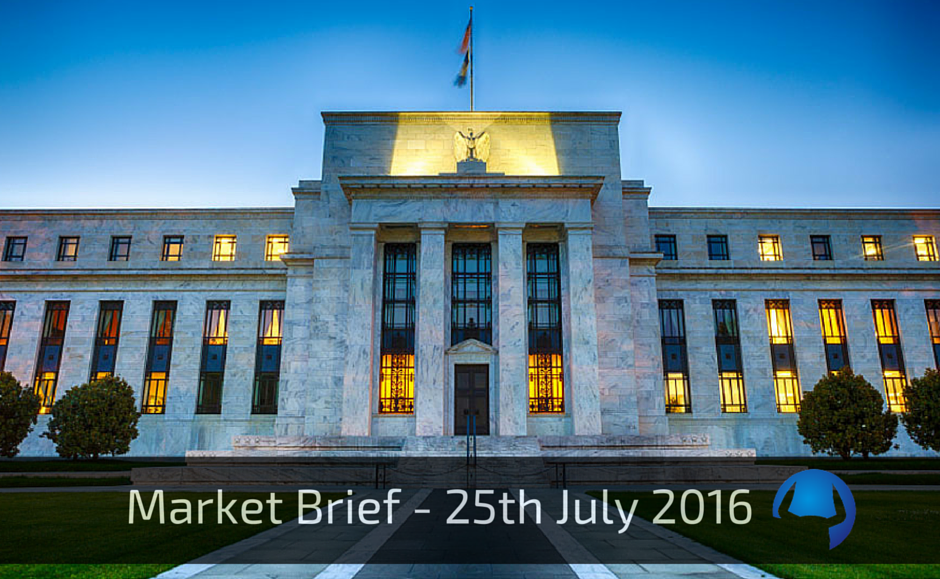 Read more about the article Market Brief – Monday 25th July 2016