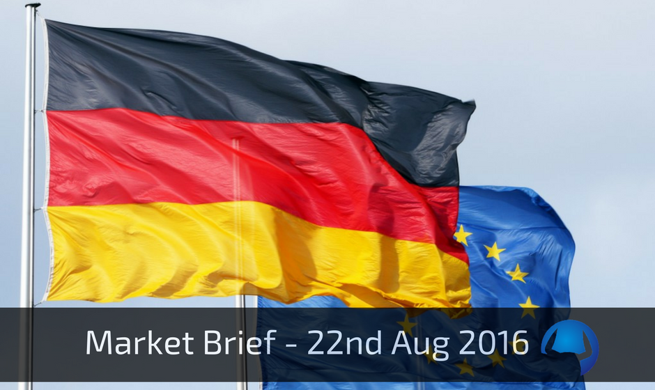 Read more about the article Market Brief – Monday 22nd August 2016