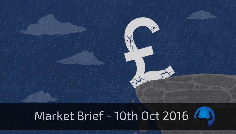 Read more about the article Market Brief – Monday 10th October 2016