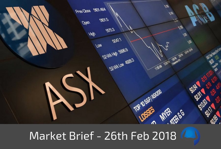 Read more about the article Market Brief – Monday 26th February 2018