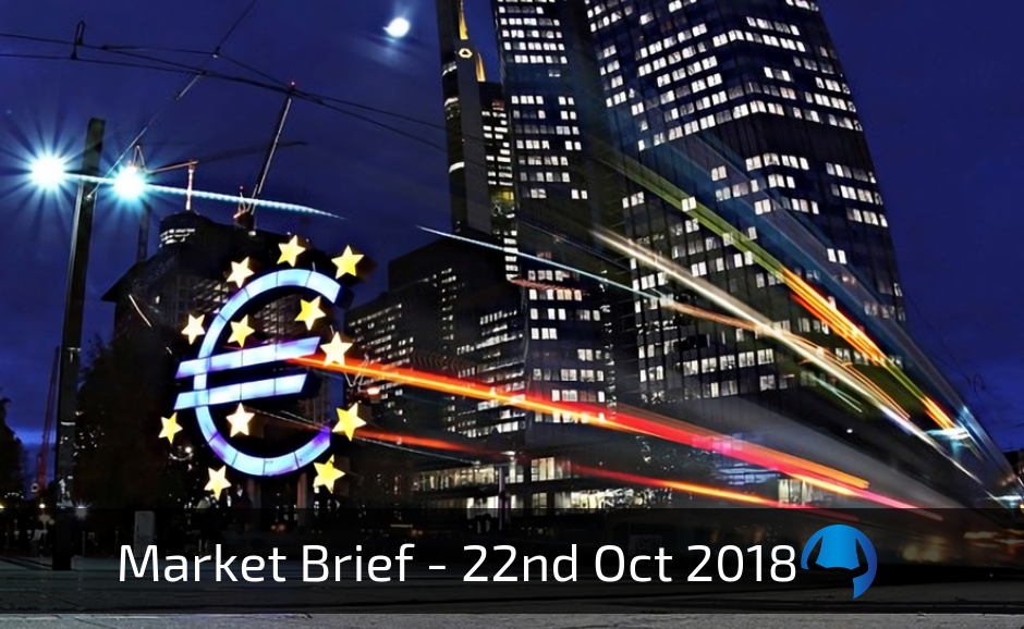 Read more about the article Market Brief – Monday 22nd October 2018