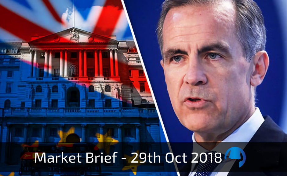 Read more about the article Market Brief – Monday 29th October 2018