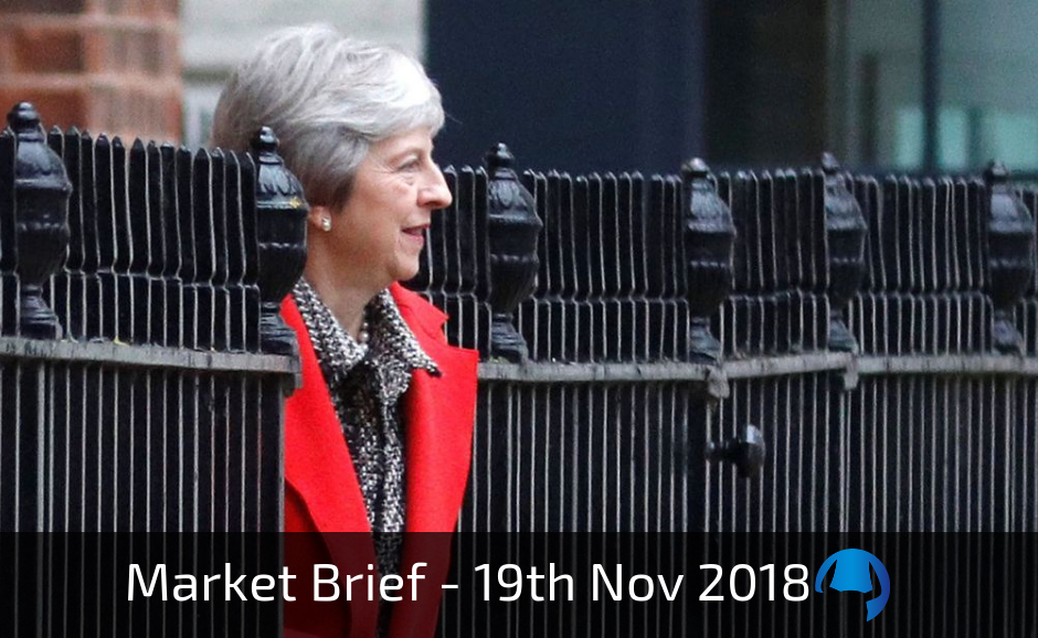 Read more about the article Market Brief – Monday 19th November 2018