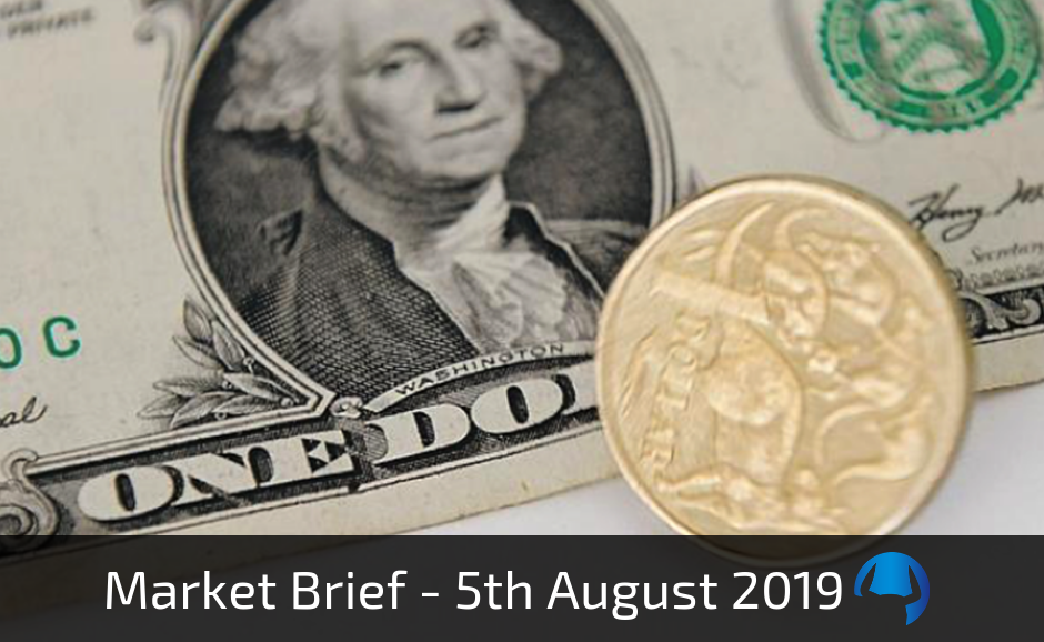 Read more about the article Market Brief – Monday 5th August 2019