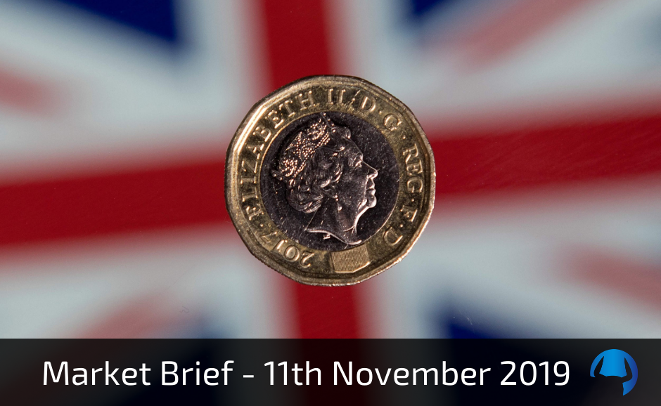 Read more about the article Market Brief – Monday 11th November 2019