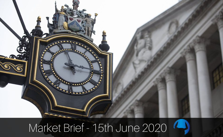 Read more about the article Market Brief – Monday 15th June 2020