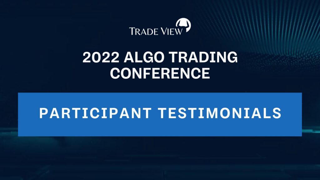 2022 Algo trading conference Interviews banner image