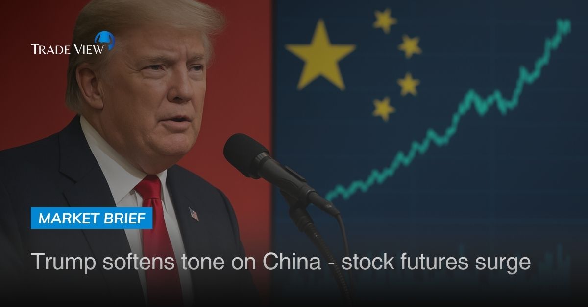 Read more about the article Trump softens tone on China – stock futures surge